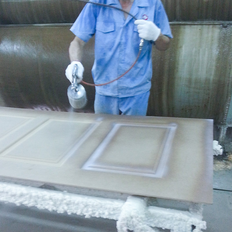 لاصق ضغط الفراغ PVC LM505A للأبواب الخشبية